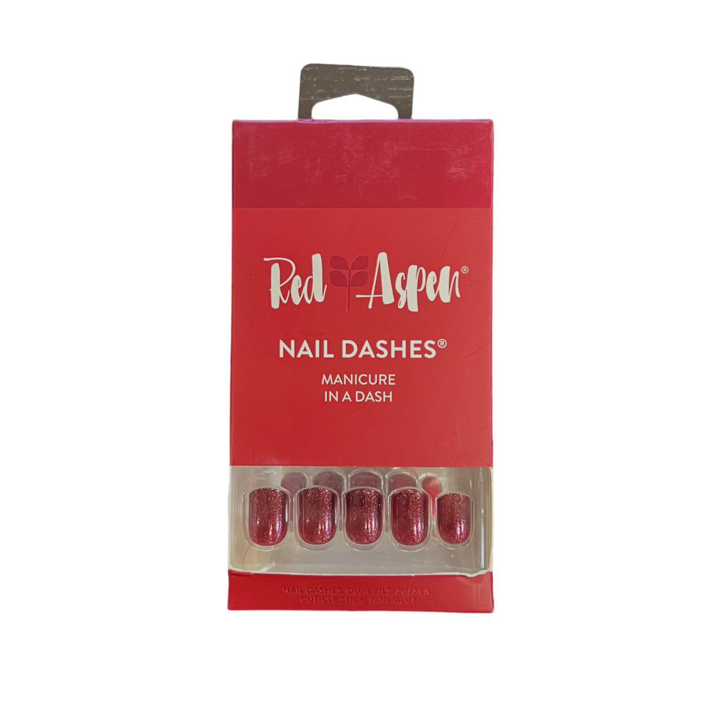 Red Aspen Nail Dashes-Garnet is a Real Gem